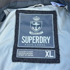 Vintage Superdry military Peacoat